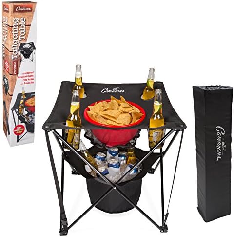 Camerons All-in-One Tailgating Table, Portable Folding Camping Table
