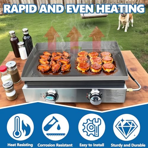 22 Inch Griddle Replacement Top for Blackstone 22 Inch Tabletop Griddles