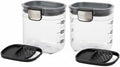Progressive PKS-401 1.5 Cup Mini Prokeeper+ Airtight Silicone Seal Storage Container Great For Spices & Baking Acessories (2- Piece)