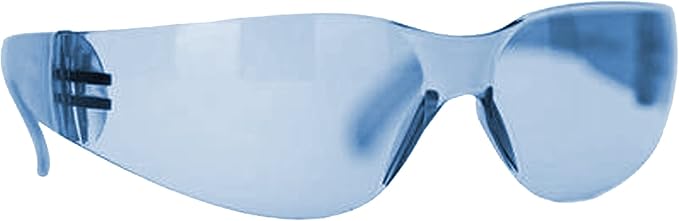 BISON LIFE Safety Glasses - Scratch Resistant Wrap Around Eyewear, Polycarbonate ANSI Z87.1 Impact Resistant Lens