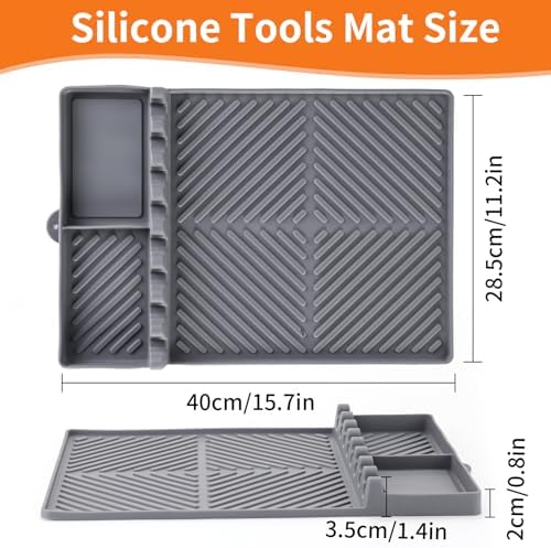 Find law Silicone Tools Mat for Griddle & Kitchen Countertop