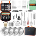 Gaialoop Camping Utensil Set, Camping Cooking Utensils & Kitchen Tools