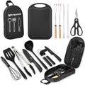 Wesqunie Camping Cooking Utensils Set, Cookware Set for Outdoor Hiking BBQ