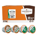 Fresh Roasted Coffee, Organic Single-Origin Variety Pack | USDA Organic, Kosher | K-Cup Compatible, 96 Pods