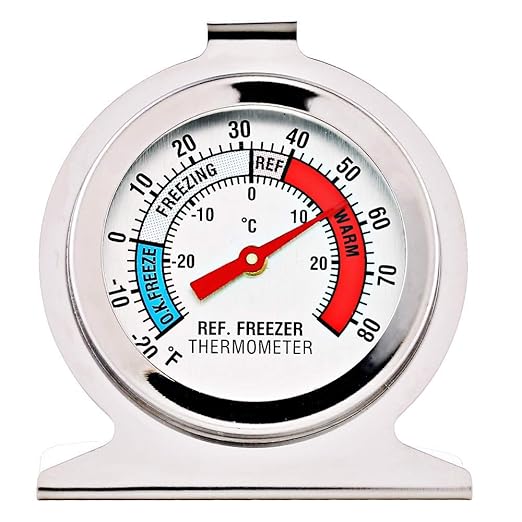 12 Pack Refrigerator Freezer Thermometer Large Dial Analog Thermometer