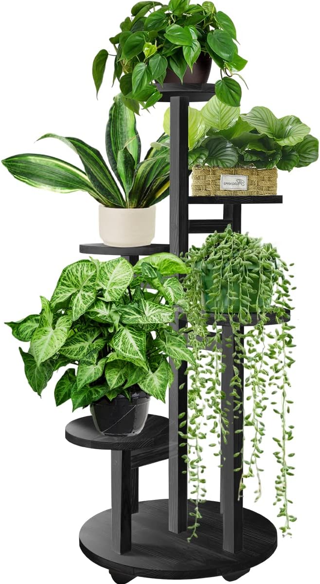 GEEBOBO 5 Tiered Tall Plant Stand