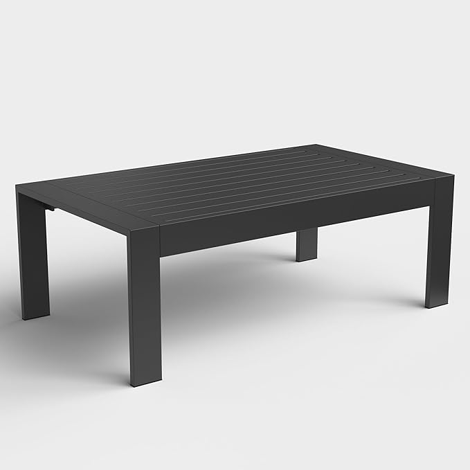 Outdoor Rectangle Patio Aluminum Coffee Tables