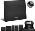 VEVOR Appliance Slider, Large 13 x 16-inch, Rolling Sliding Tray with Silent Rubber Wheels & Hollow Handle, Easy to Clean, Appliance Rolling Tray for Coffee Maker, Kitchen Countertop, Black
