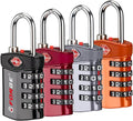 Forge 4-Digit Combination Lock, TSA Approved Locks for Luggage, Travel, Gym, School, Suitcase, Backpack, Pelican case, Easy Read dials, zinc Alloy Body.