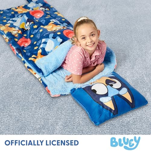 Silk Touch Sherpa Slumber Bag for Boys and Girls, Sleeping Bag with Zipper, Sleepover Set, 27 x 56 inches