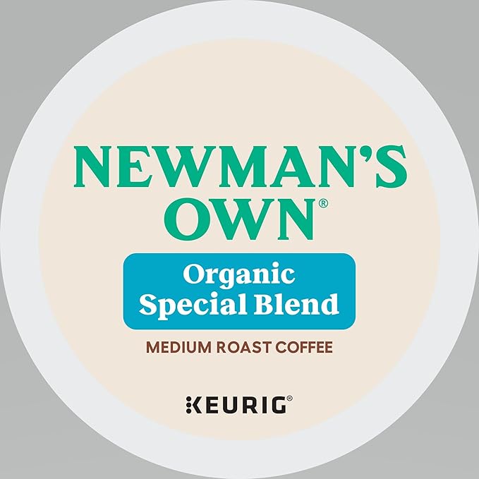 Newman's Own Organics Special Blend Keurig Single-Serve K-Cup Pods, Medium Roast Coffee, 96 Count