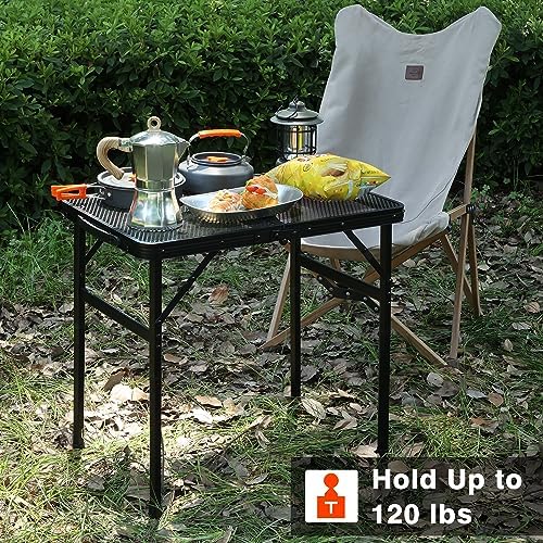 JOUYEK Camping Table, 2x1.3 FT Portable Folding Grill Table