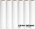 6 Pack 9.45 inch Lint Roller Refill Extra Sticky 9.4-9.5 inch Wide Large Lint Roller Refills for Floor Pet Hair Remover Replacement Refills Total 360 Sheets (6 Sticky Rolls)