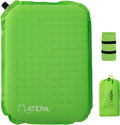 ATEPA Inflatable Stadium Seat Cushion, Self-Inflating Memory Foam Stadium Seats Bleacher Seat Chair Cushion Pad for Airplane Travel Backpacking Sports Events