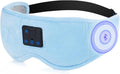 Sleep Mask with Bluetooth Headphones 3D Contour Sleeping Headphones 5.4 Wireless Bluetooth, Ultra-Thin Stereo Speakers Blackout Eye Masks for Men Women Travel Sleep