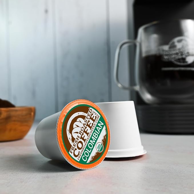 Fresh Roasted Coffee, Organic Single-Origin Variety Pack | USDA Organic, Kosher | K-Cup Compatible, 96 Pods