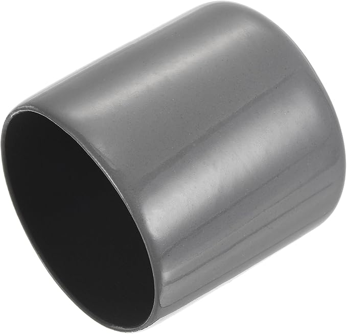 uxcell 20pcs Rubber End Caps 38mm ID Vinyl Cap Cover Screw Protectors Dark Grey