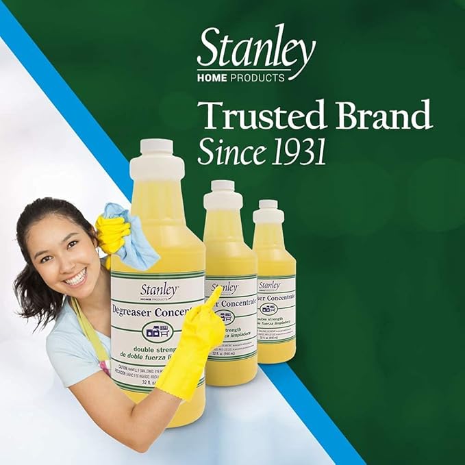 STANLEY HOME PRODUCTS Original Degreaser - Removes Stubborn Grease & Grime - Powerful Multipurpose Cleaning Solution for Home & Commercial Use (6 Pack)