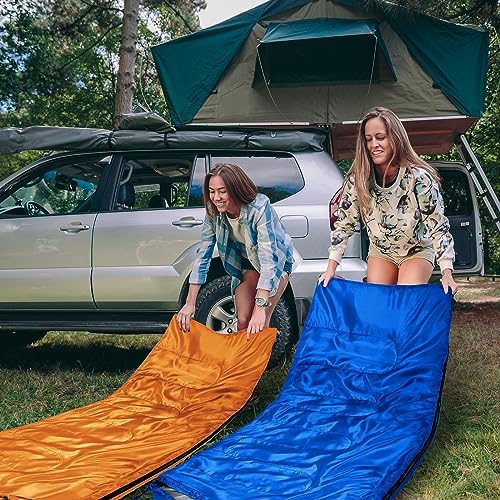 Tudomro 2 Pcs Camping Sleeping Bag for Adults Lightweight Packable Waterproof Camping Gear Equipment to Keep Warm for Outdoor Backpacking Hiking Travel