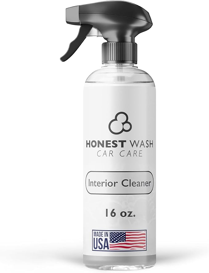 Interior Cleaner Cleans and Shines Rubber, Plastic, and Vinyl | All-Purpose Interior Cleaner for Dashboards, Door Panels, and More | Dries Quickly to a Non-Stick Finish (16 Fl Oz (Pack of 1))