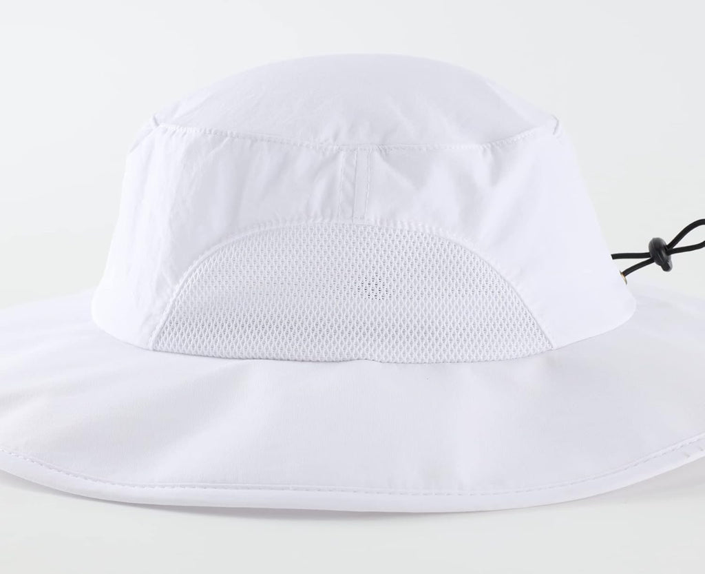 Home Prefer UPF50+ Mens Sun Hat Wide Brim Fishing Hat for Men UV Protection Womens Beach Bucket Hat for Golf Hiking Gardening