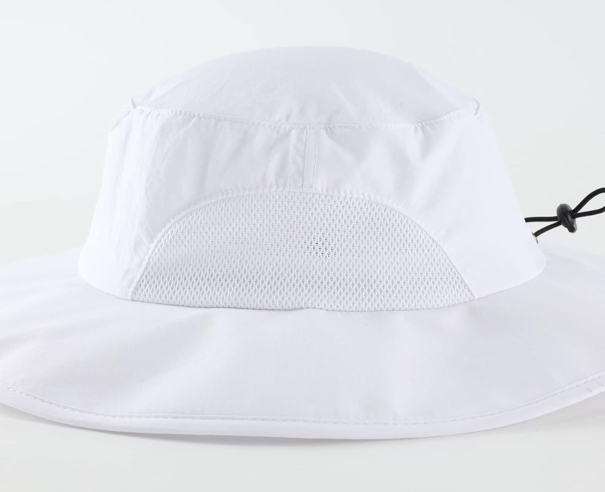 Home Prefer UPF50+ Mens Sun Hat Wide Brim Fishing Hat for Men UV Protection Womens Beach Bucket Hat for Golf Hiking Gardening