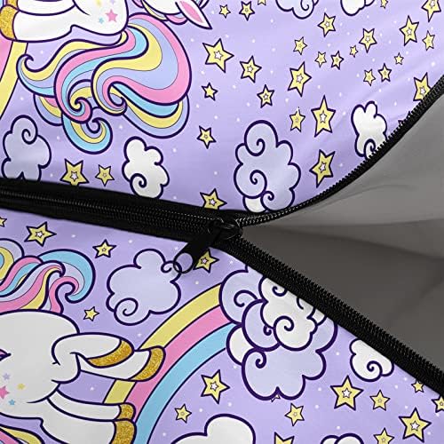 Axolotl Unicorn Sleeping Bag for Kids Boys Girls–Lightweight Warm Cold Weather Sleeping Bags,Waterproof Portable Sleeping Bag with Compression Sack for Camping Backpacking Outdoor Indoor