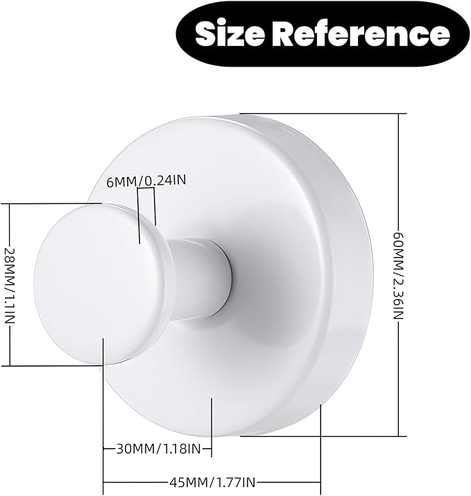 2025 Upgraded Stainless Steel Heavy Duty Suction Cup Hooks For Shower Bathroom Accessories Removable Hook For Glass Window Door Wall Hooks For Hanging Towels Robes Wreaths (Pack Of 5, White)