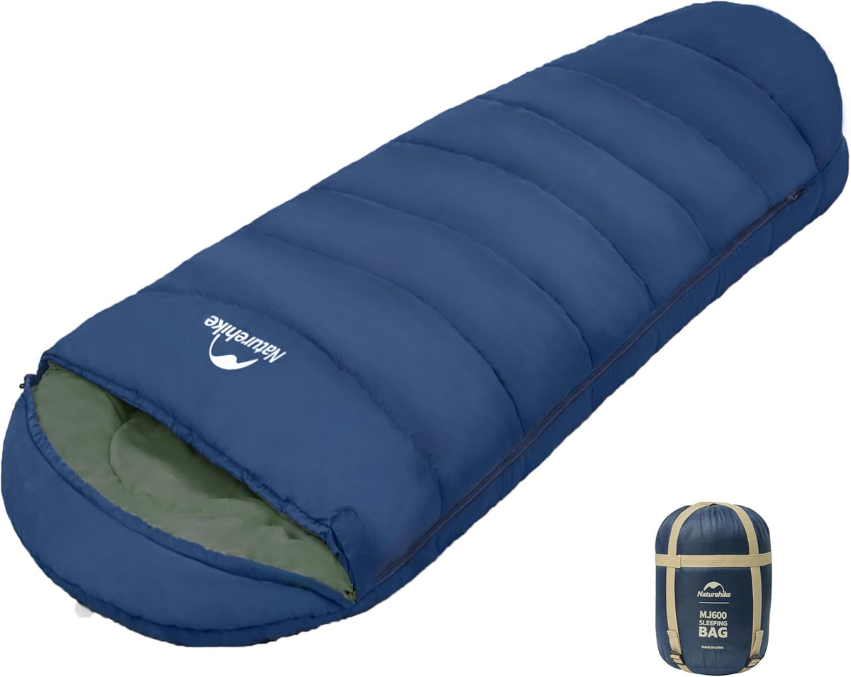 Naturehike Sleeping Bags for Adults, 23/39℉ Mummy Backpacking Sleeping Bag, 0 Degree Lightweight Sleeping Bag Warm for Camping, Hiking