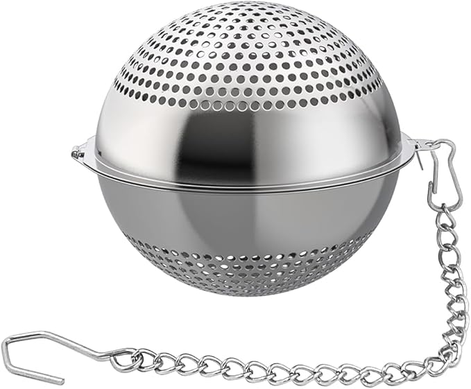 Food Grade 304 Stainless Steel Mesh Tea Ball 2.1 Inch Tea Infuser Strainer Filter Diffuser for Loose Tea