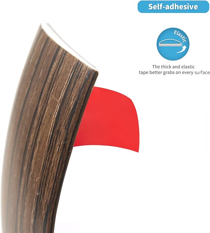 Art3d Vinyl Floor Transition Strip - Laminate Floor Divider for Joining Gaps and Carpets, Brown (10 FT, 1.57in)