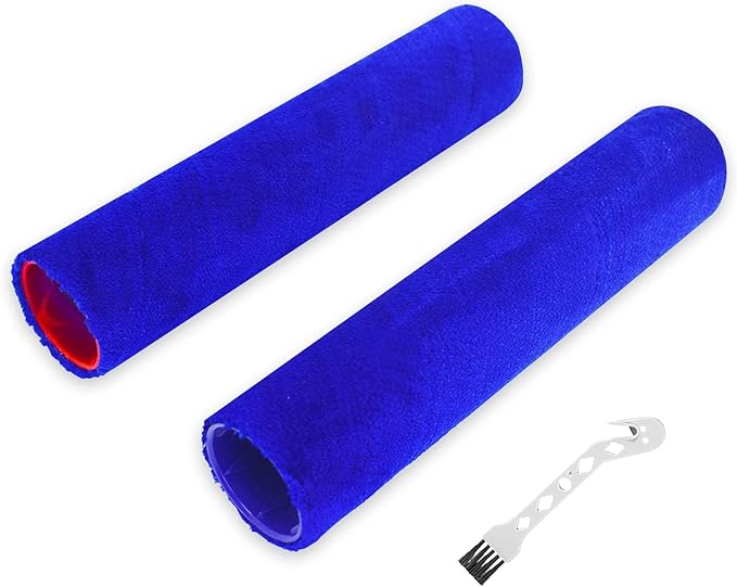 Wash G1 Roller Brush Replacement for Dyson Wash G1 Wet Cleaner Floor Scrubber Machine Vacuum Attachments Counter-Rotating Primary Rollers 2 Pack Highly Absorbent Microfiber Brush Rollers