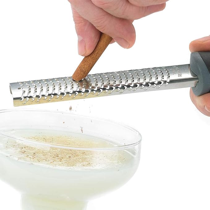 Mercer Culinary Barfly Bar Zester With Walnut Handle