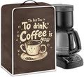 Fun Coffee Maker Cover Protector for Small Appliance, Washable Dustproof Mixer Protector, To Drink Coffee