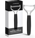 Misen Stainless Steel Vegetable Peeler - Dishwasher Safe Y Peeler - Easy to Use with Potatoes, Cabbage, Carrots, and More - Progessional Grade Kitchen Tool - Black