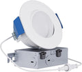 HALO RA 4-Inch Canless LED Recessed Downlight with Adjustable Gimbal, Selectable Lumens and Color Temperatures, Dim-to-Warm - RA6LS9FSD2W1EWHDM