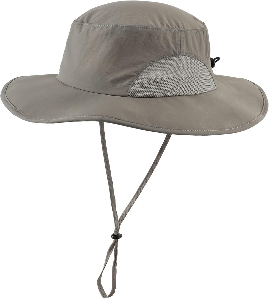 Home Prefer UPF50+ Mens Sun Hat Wide Brim Fishing Hat for Men UV Protection Womens Beach Bucket Hat for Golf Hiking Gardening