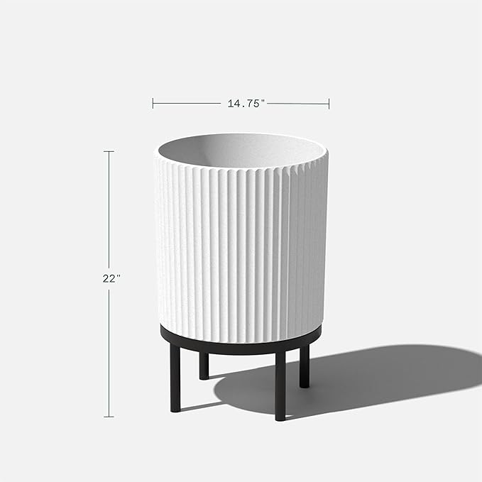 Veradek Demi Series Round Planter w/ Stand