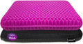 Gel Seat Cushion, Office Seat Cushion Chair Pads for Office Home Car Wheelchair Long Trips - Extra Thick Gel Cushion for Pressure Sores, Tailbone, Back, Sciatica Pain Relief (Extra Thick, Violet)