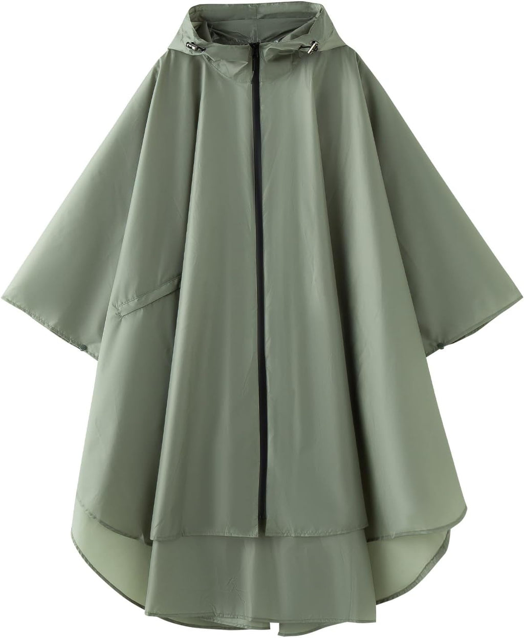 Cloak raincoat Unisex poncho Adult hooded men and women with pockets Mountaineering hiking rainstorm prevention