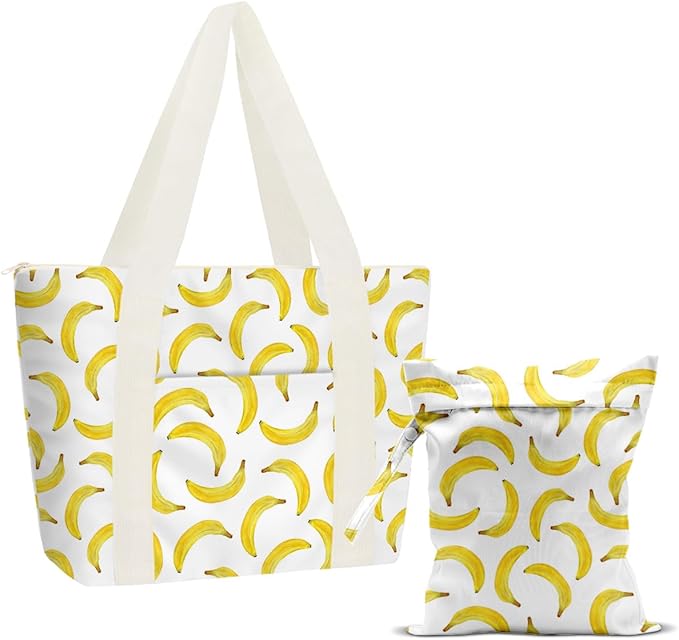 Beach Bags Wet Bag for Swimsuit Tote Bag for Friends Travel Gifts, Aloha Bags Waterproof Vacation Essential