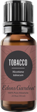 Edens Garden Tobacco Absolute Essential Oil- 100% Pure Premium Grade, Undiluted, Natural, Therapeutic, Aromatherapy, The Best for Diffuser, Candle, Laundry, Humidifiers 10 ml (.33 fl oz)