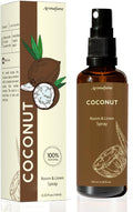 Coconut Room, Linen & Pillow Spray by Aromafume | 100ml/3.38 fl oz | with Pure Coconut Essential Oil | Aromatherapy Spray for Relaxation, Sleep & Stress Relief | Mist for Bedding, Fabrics