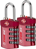 Forge Travel Lock,TSA Approved Luggage Locks for Air Travel, Gym Lockers, School Lockers, Pelican Cases, Gun Case, Easy Read Dials, Durable Alloy Body