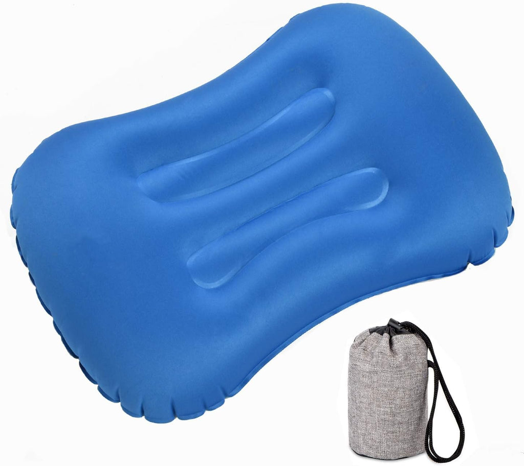 SUNYAO Ultralight Inflatable Camping Pillows - Compressible, Compact, Inflatable, Comfortable, Ergonomic Pillow for Neck & Lumbar Support While Camping,Backpacking,Hiking