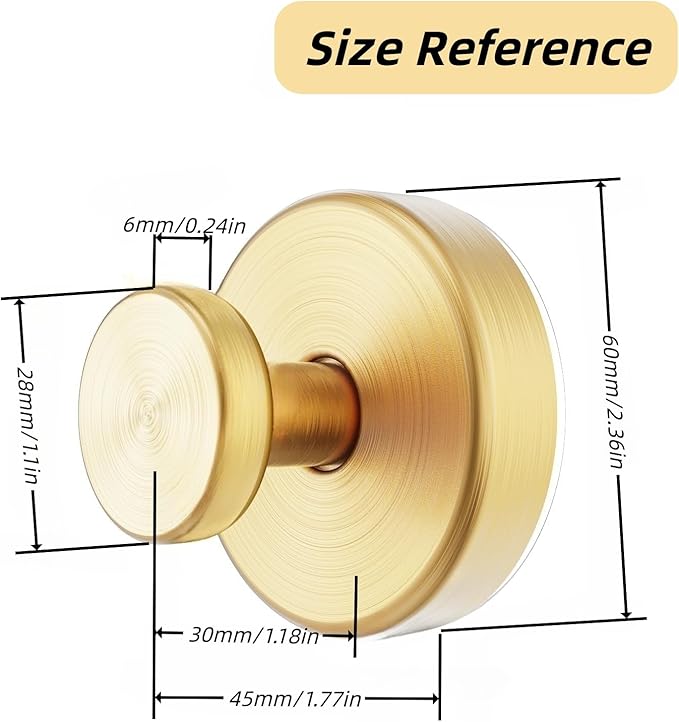 2025 Upgraded Stainless Steel Heavy Duty Suction Cup Hooks for Shower Bathroom Accessories Removable Hook for Glass Window Door Wall Hooks for Hanging Towels Robes Wreaths (Pack of 5, Gold)
