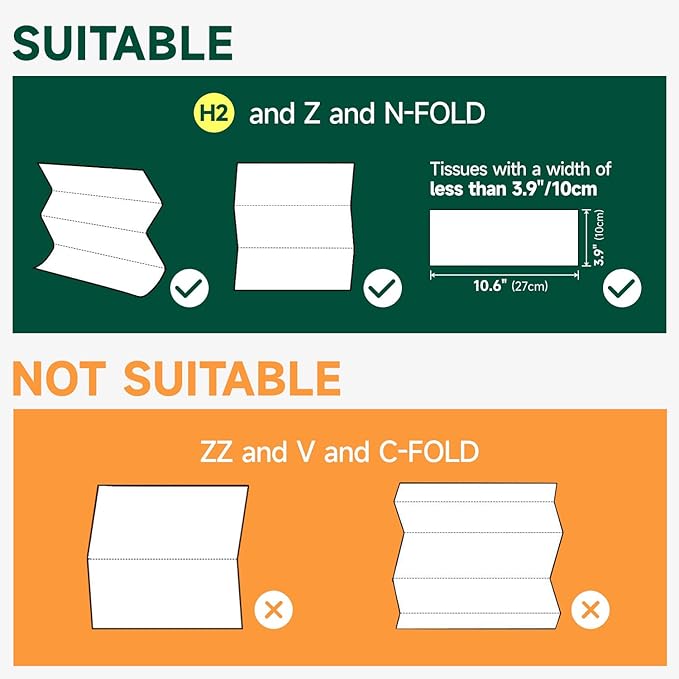 Commercial Paper Towel Dispenser Wall Mount 400-Sheet Capacity Matte Black Stainless Steel Lockable Fits Multifold/Z-Fold Towels (Folded Size ≤ 10.6" x 3.9")