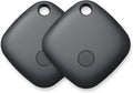 Air Tracker Tags-2 Pack, Bluetooth Tracker Works with Apple Find My APP (iOS Only, Not for Android), Keys Finder, Item Locator for Keys, Luggage, Backpack, Bags, Wallet, Replaceable Battery