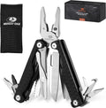 MOSSY OAK Multitool, 17-in-1 EDC Multi Tool with CNC-Machined Steel Pliers, G10 Anti-Slip Handle, Nylon Sheath & Belt Clip – Durable MultiTool for Camping, Hiking, Hunting, Survival, and Everyday Use