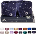 DROWSY Silk Sleep Mask. Face-Hugging, Padded Silk Cocoon for Luxury Sleep in Total Darkness. (Cosmic Energy)